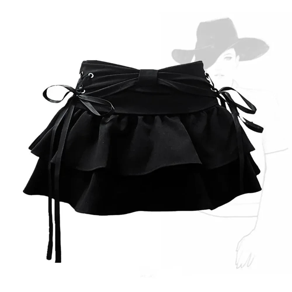 Vintage A-line Denim Mini Skirt