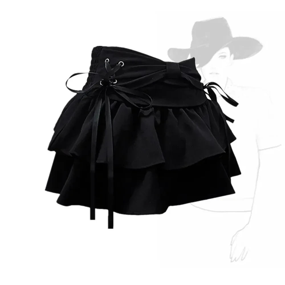 Vintage A-line Denim Mini Skirt